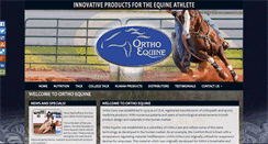 Desktop Screenshot of orthoequine.com