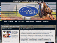 Tablet Screenshot of orthoequine.com